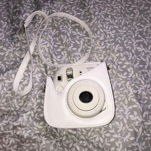 instax mini polaroid with case!!!